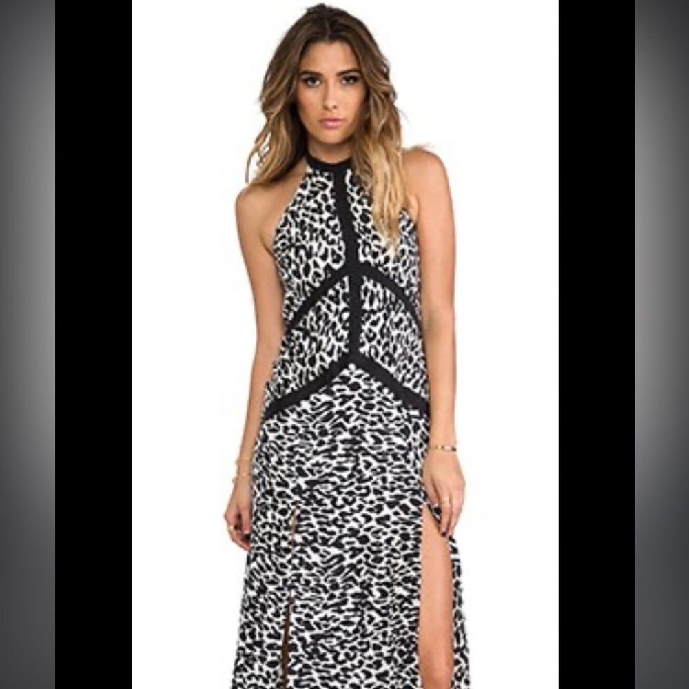 Suboo | Halterneck Maxi Lunar Leopard | Size 4